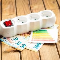 electric socket energy label and euro money on wo 2022 09 07 15 40 15 utc
